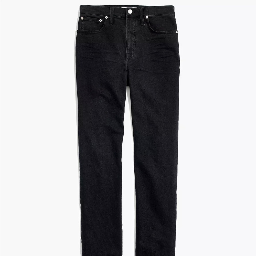 Madewell classic straight jeans in lunar wash
